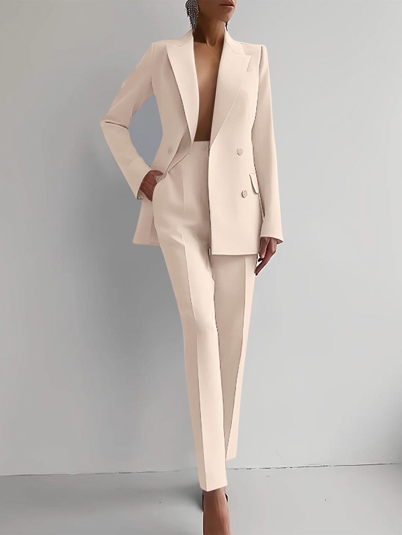 Variant image for Damdräkt Modern Stil Högkvalitativ Polyester-26