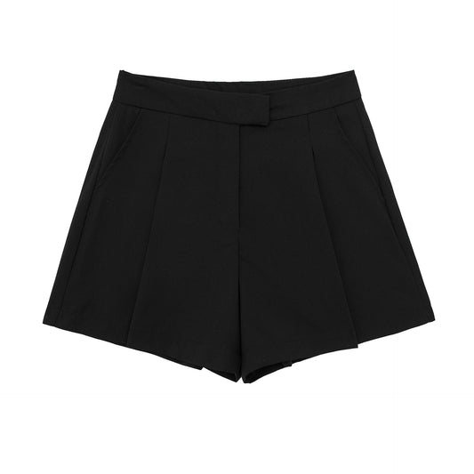 Damer Korta Byxor Högmidjade Polyester Capri Street Fashion-1