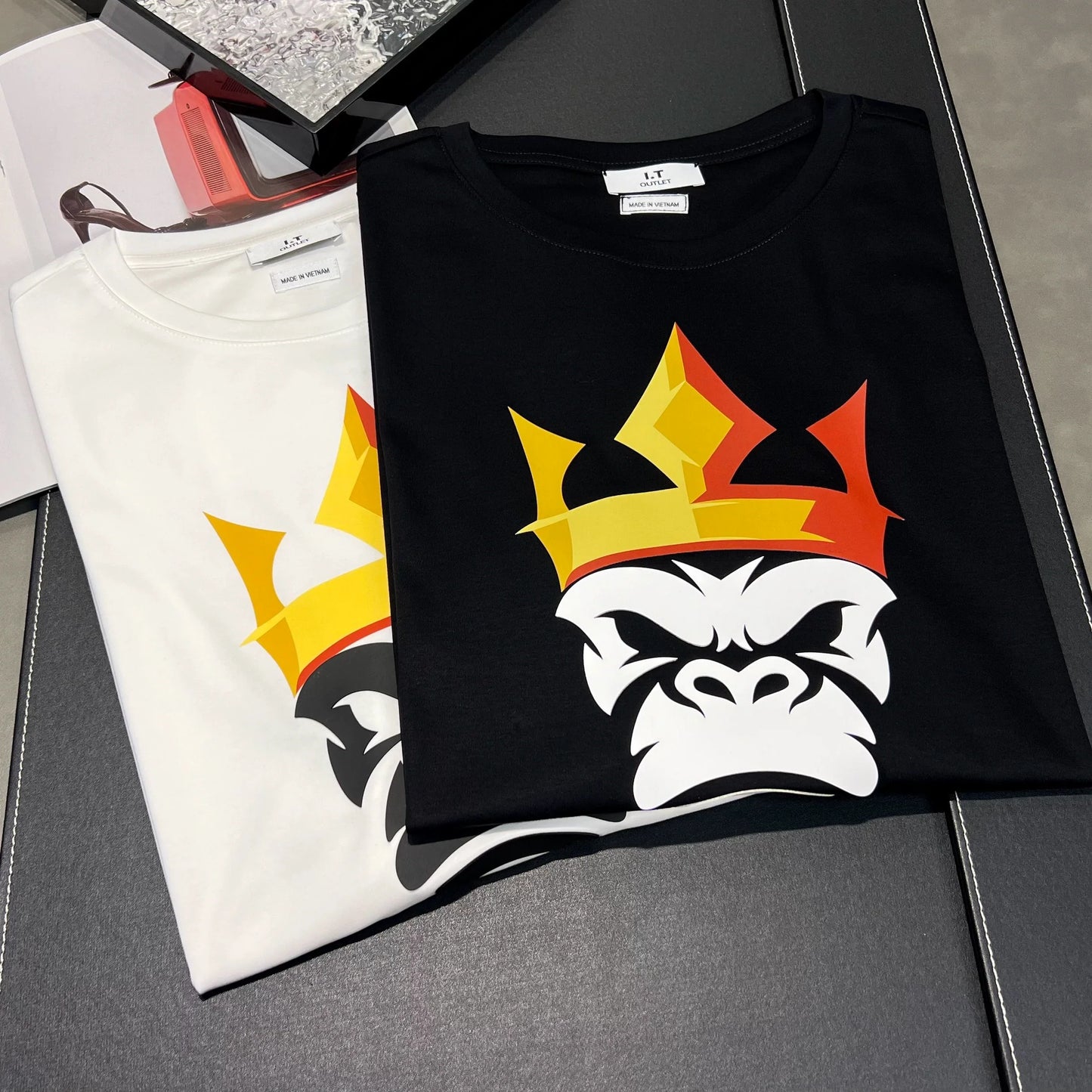 Dam Långärmad T-shirt Rund Hals Bomull-2