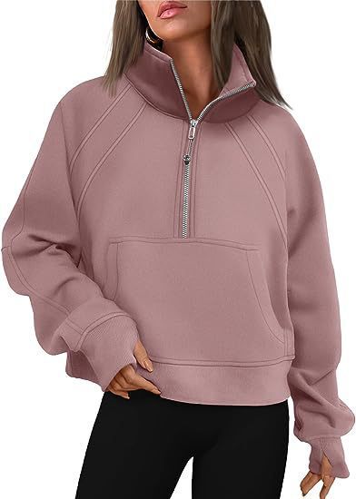 Variant image for Fleecetröja Dam Kort Ståkrage Slim Fit Polyester-31