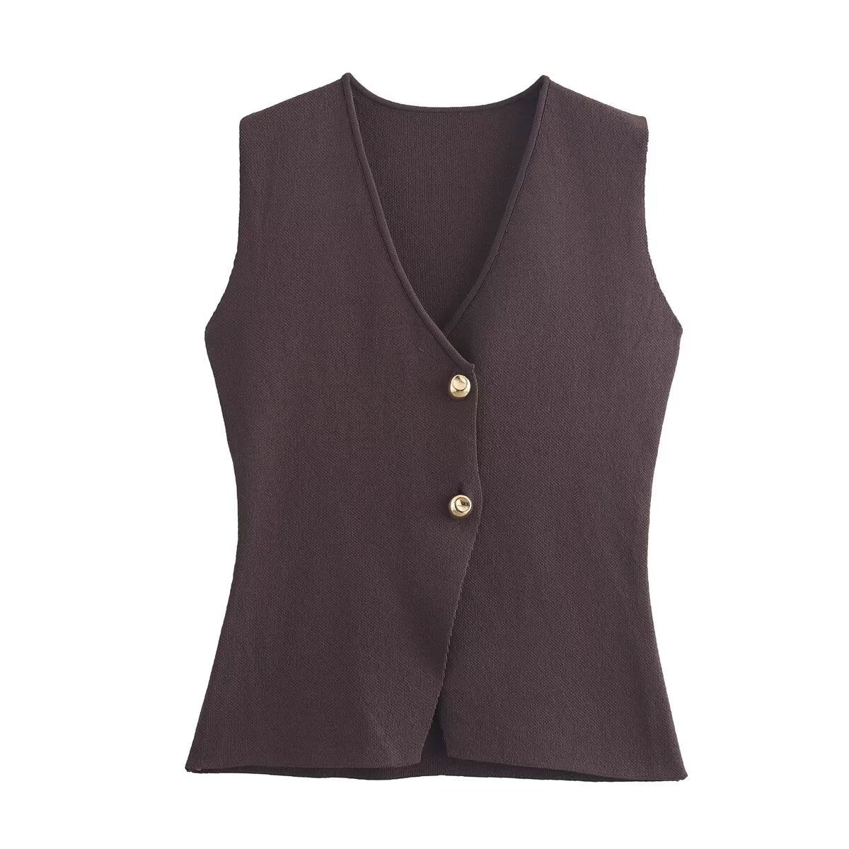 Variant image for Dam V-ringad Väster Set med Plisserad Kjol i Polyester för Sommarens Mode-22