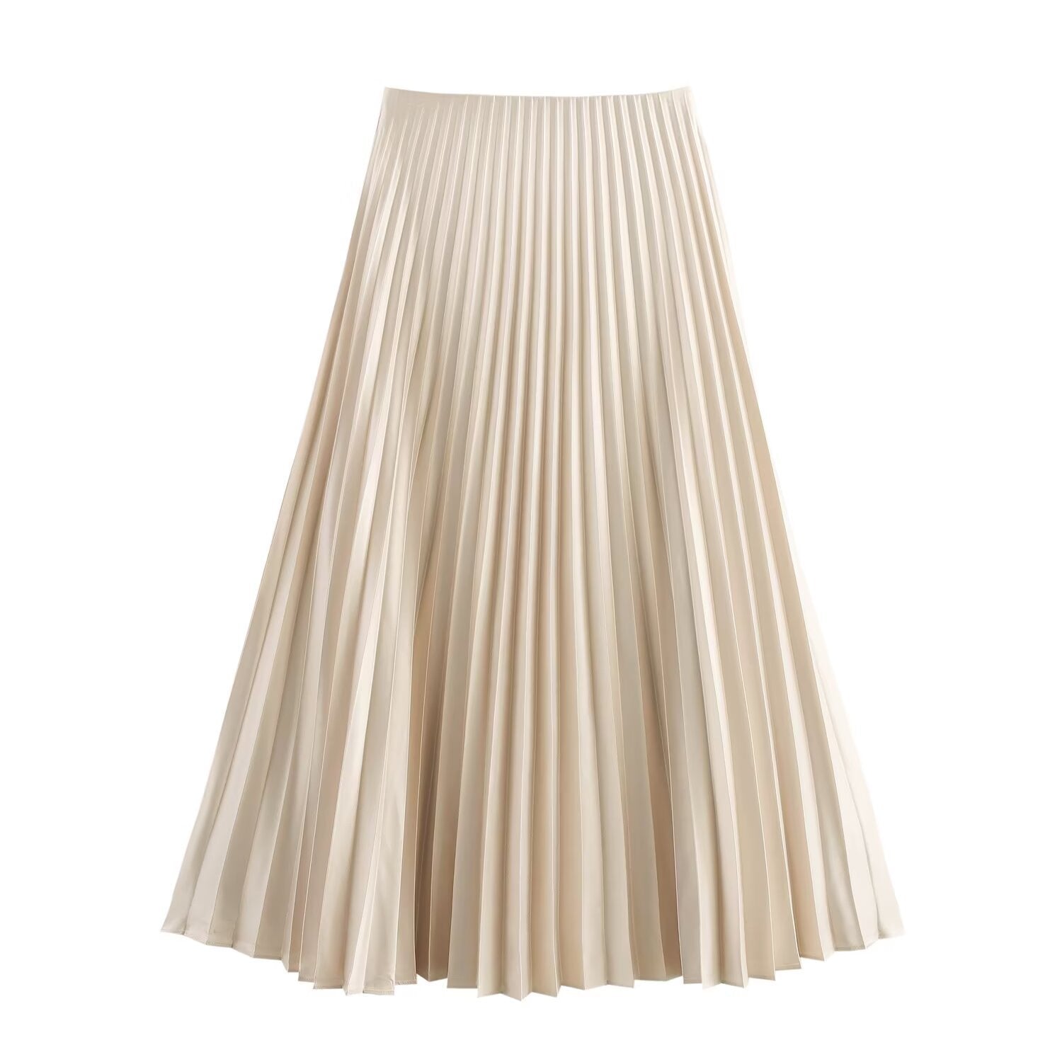 Kvinnors Vikskjol Färgblockering Polyester Elastan-1