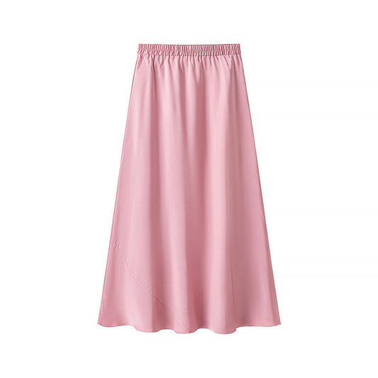 Dam Midi Rock A-Linjeformad Polyester-1