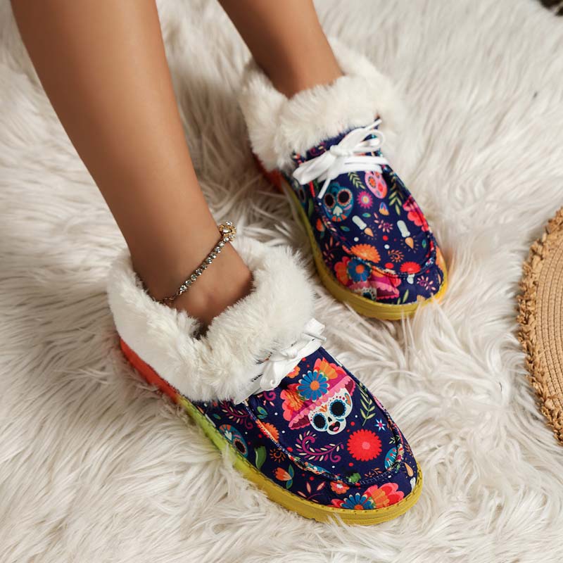 Variant image for Damskor Slip-On Mjuk Velour med Gummisula-15