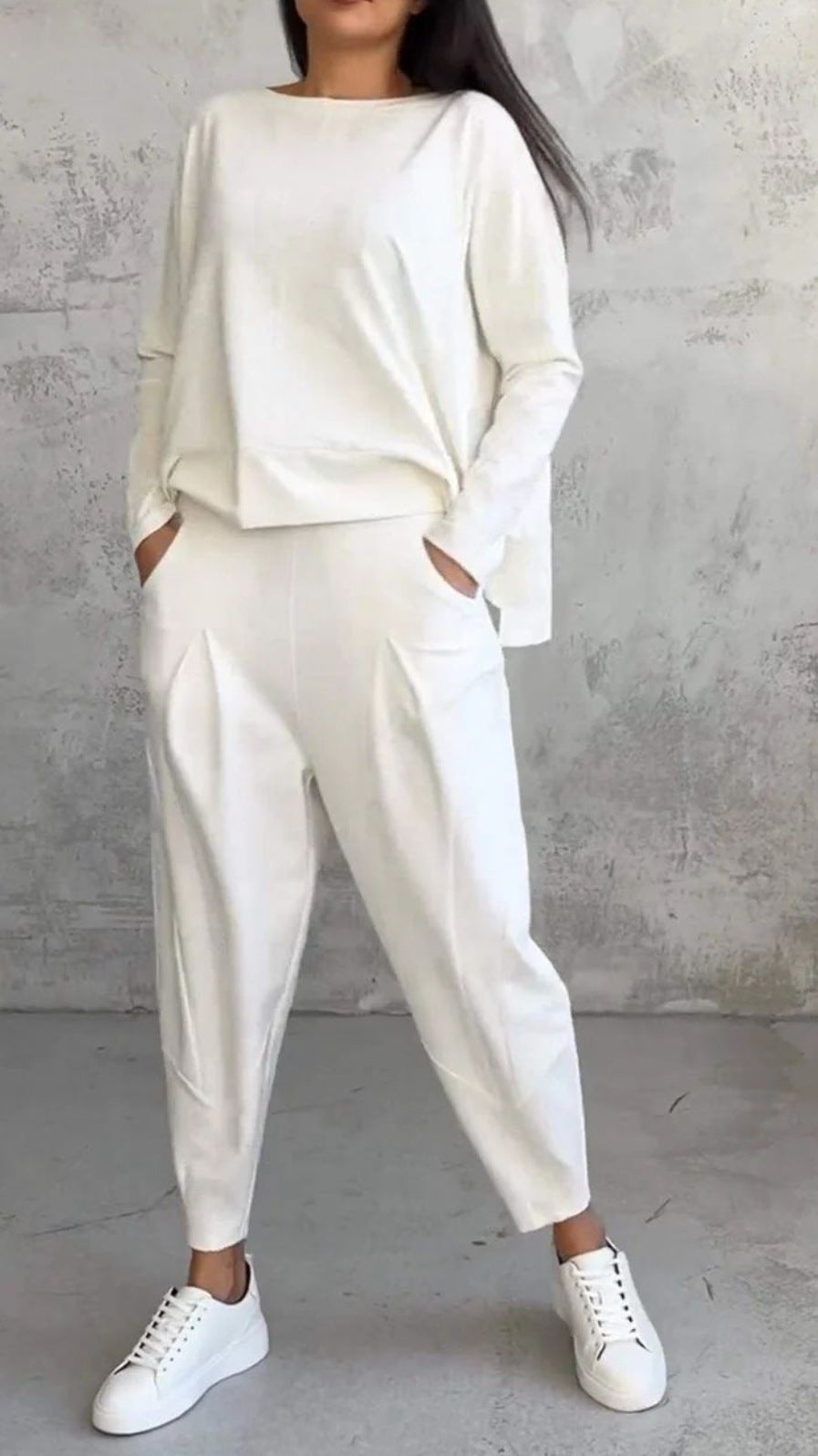 Variant image for Dam Långärmad Topp Pendlarstil Polyester-7