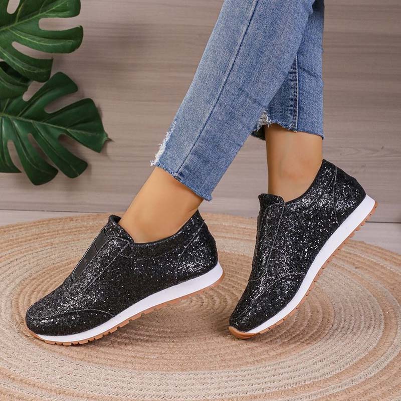Variant image for Dam Sneakers Monokrom Avslappnad Bomull PU-19