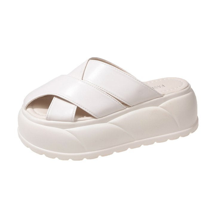 Kvinnor Kil Pantoletter Elegant Skimrande Syntetiskt Material 9