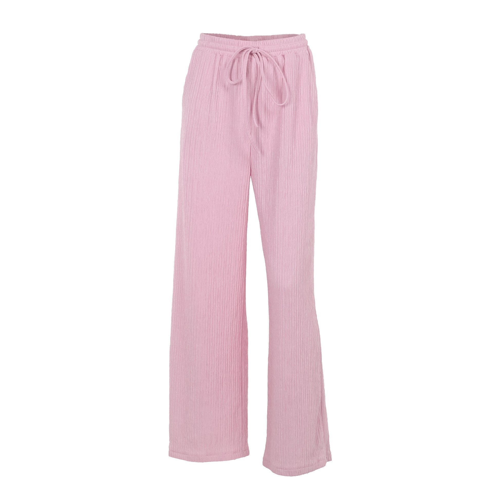 Kvinnors Casual Tröja med Elastiskt Midjeband – Mjuk Jersey, Avslappnad Passform, Justerbar Snörning, Bred Benarea 6