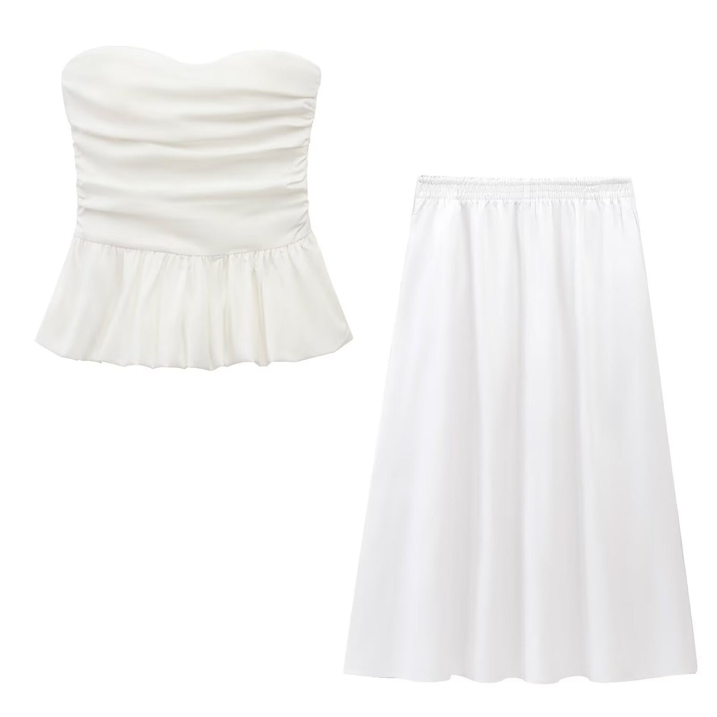 Dam Midi Rock Set Monokrom Silke-2
