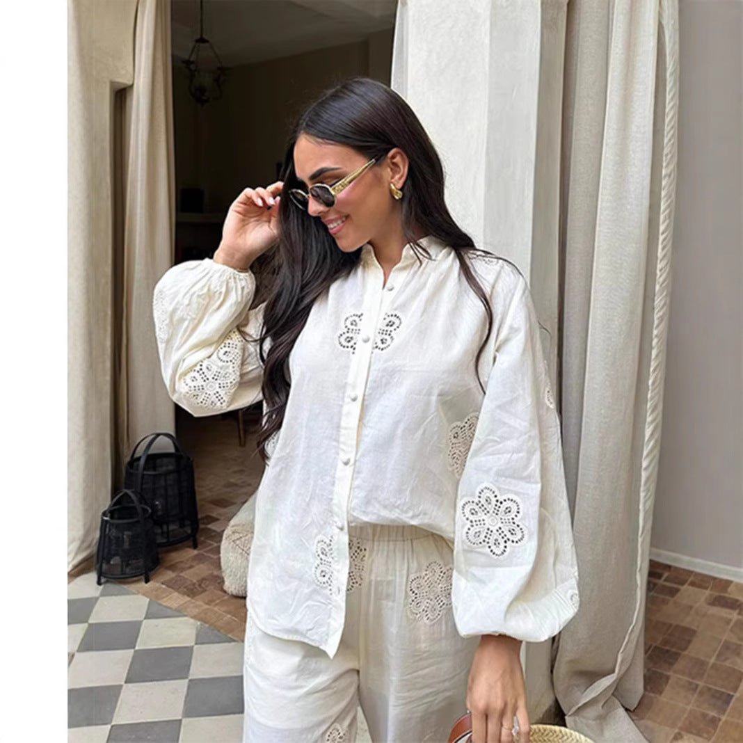 Dam Klänning Spetsskjorta Hög Midja Elastisk Midi-Rock-3