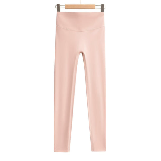 Kvinnors Sport Leggings Högt Midjeband Sömlös Elastisk Tyg 1