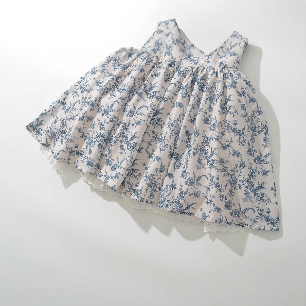 Kvinnors Miniklänning Blommig Design Justerbara Spaghettiband Andningsbart Tyg 4