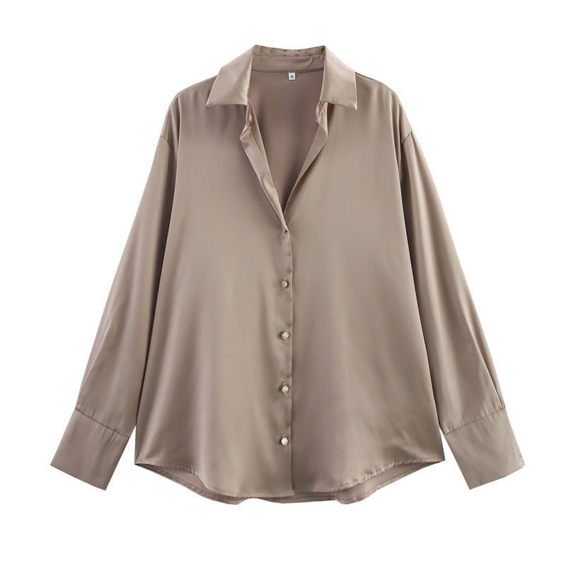 Variant image for Unisex Skjorta V-Neck Långärmad Polyester-49
