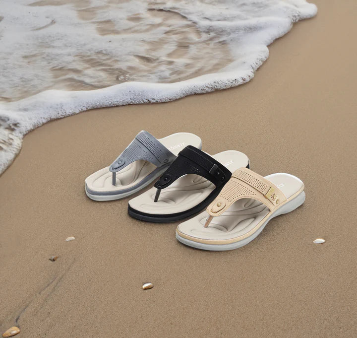 Dam Flip Flops Ergonomisk Syntetisk Textil-5