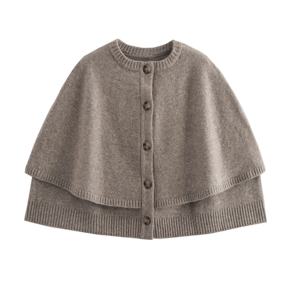Variant image for Kvinna Kort Cardigan Mjuk Stickad med Knappdetaljer-3