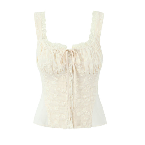 Kvinnors Fishtail Rock Set Spaghetti Band Polyester-1