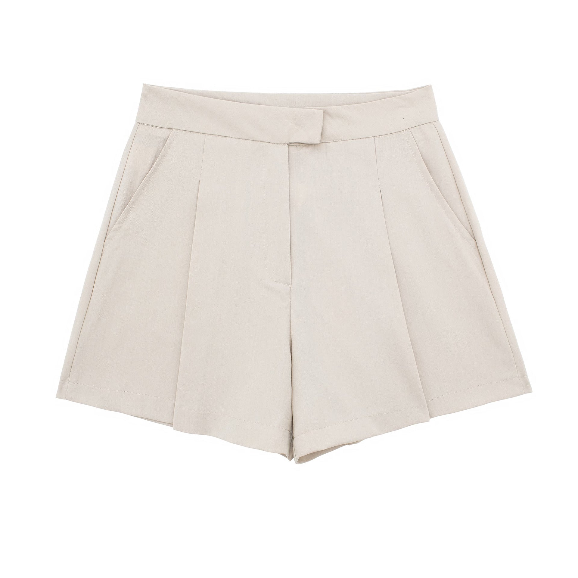 Variant image for Damer Korta Byxor Högmidjade Polyester Capri Street Fashion-5