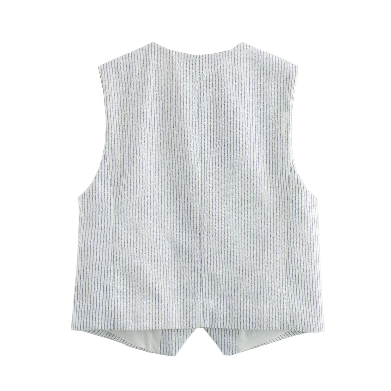 Dam Shorts-set Färgblock Ärmlös Polyester-3