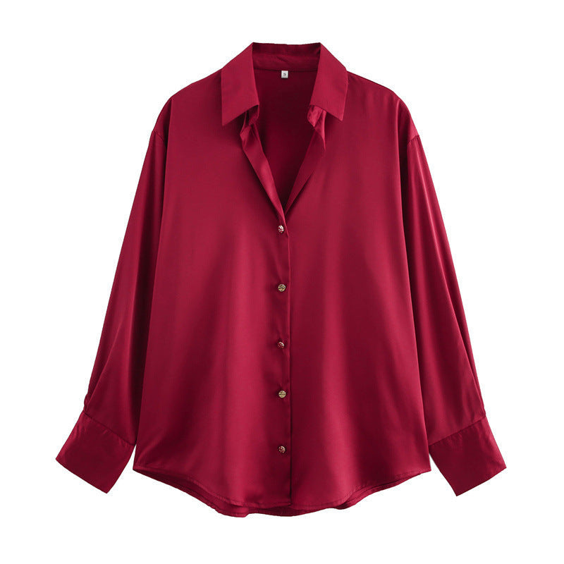Variant image for Unisex Skjorta V-Neck Långärmad Polyester-47