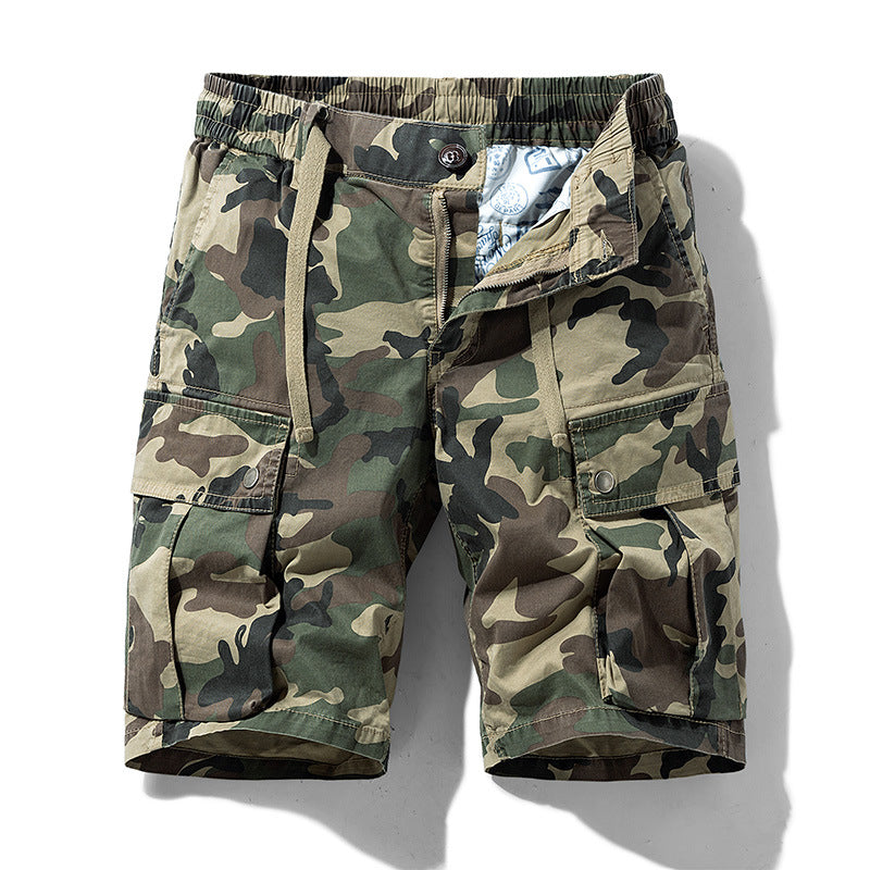 Variant image for Herrens Korta Byxor Lastshorts Bomull/Polyester med Sidofickor-25