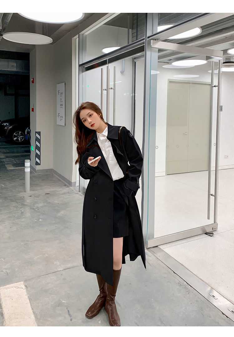 Elegant Dam Dike Kappa i Kaki Polyester – Tidlös Design och Komfortabel Passform, Finns i Storlek S-XL 2