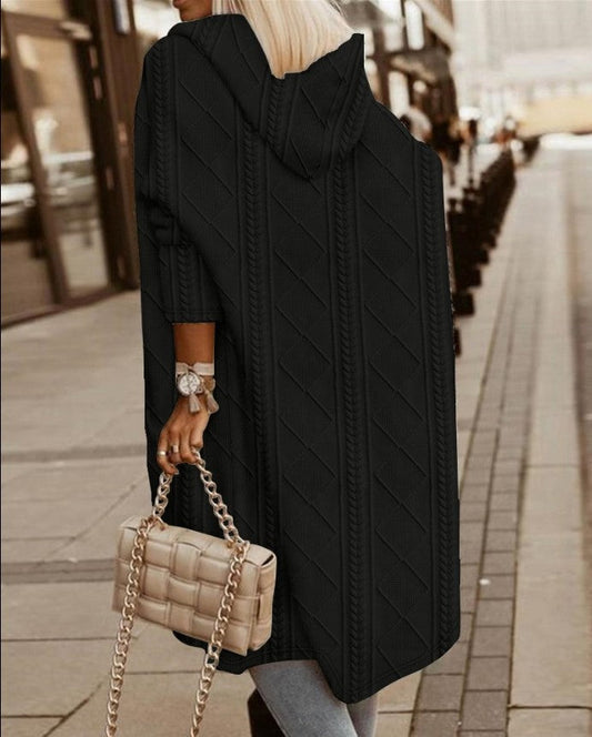 Dam Kofta LÄng i Högkvalitativt Material för Elegant Lager-pÄ-Lager Stil-1