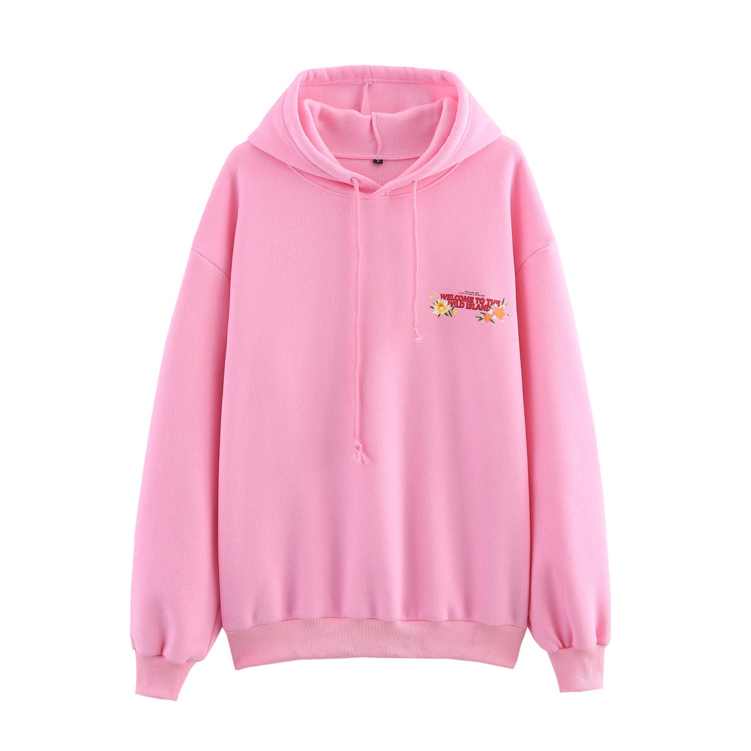Kvinnors Hoodie Avslappnad Design Mjuk Tyg 5