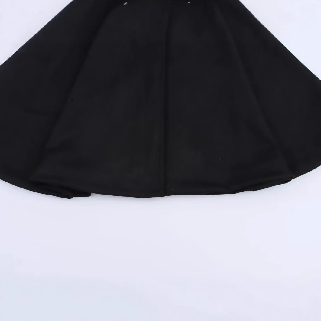 Kvinnors Kappa Öppen Front Mjuk Material Elegant Ståkrage 4