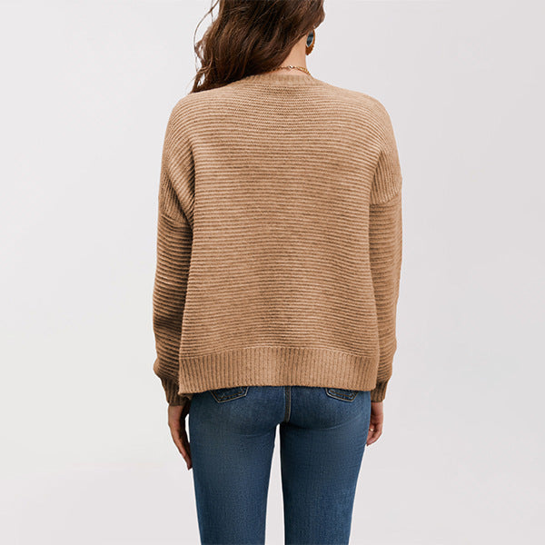 Dam V-halsad Kardigan Akryl Polyester-6