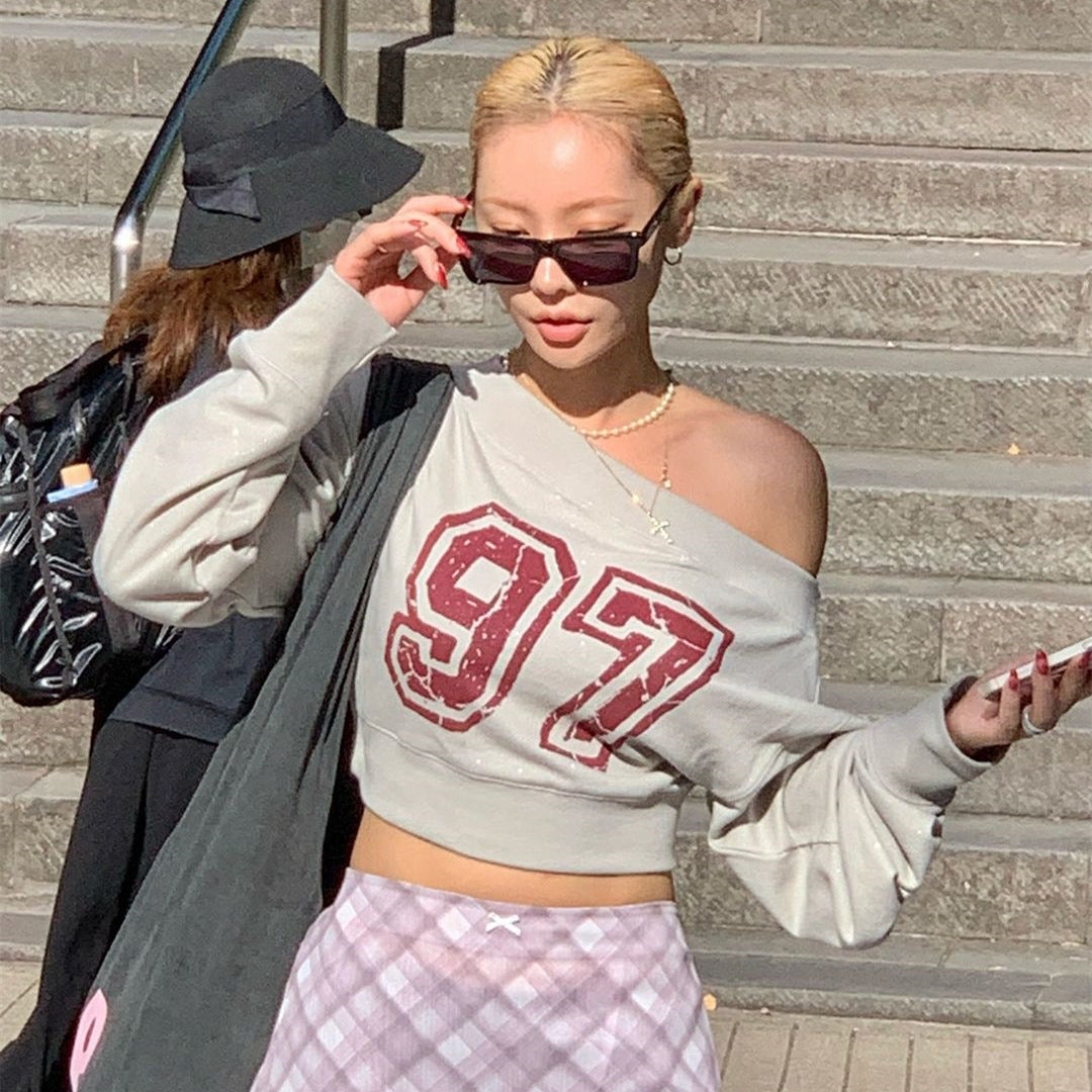 Dam Lång Hoodie Asymmetrisk Mjuk Polyester Spandex-3