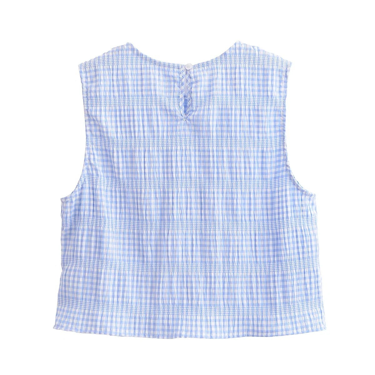 Kvinnors Tvådelad Uppsättning Ärmlös Topp Samlad Kjol Andningsbart Material-3