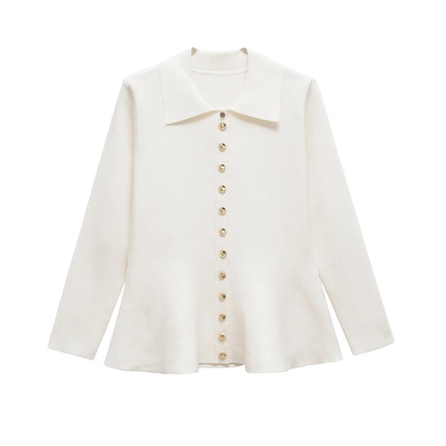 Elegante Damenbluse mit Klassischem Knopfdesign und Atmungsaktivem Stoff – Lässiger Schnitt für Komfort und Stil 1