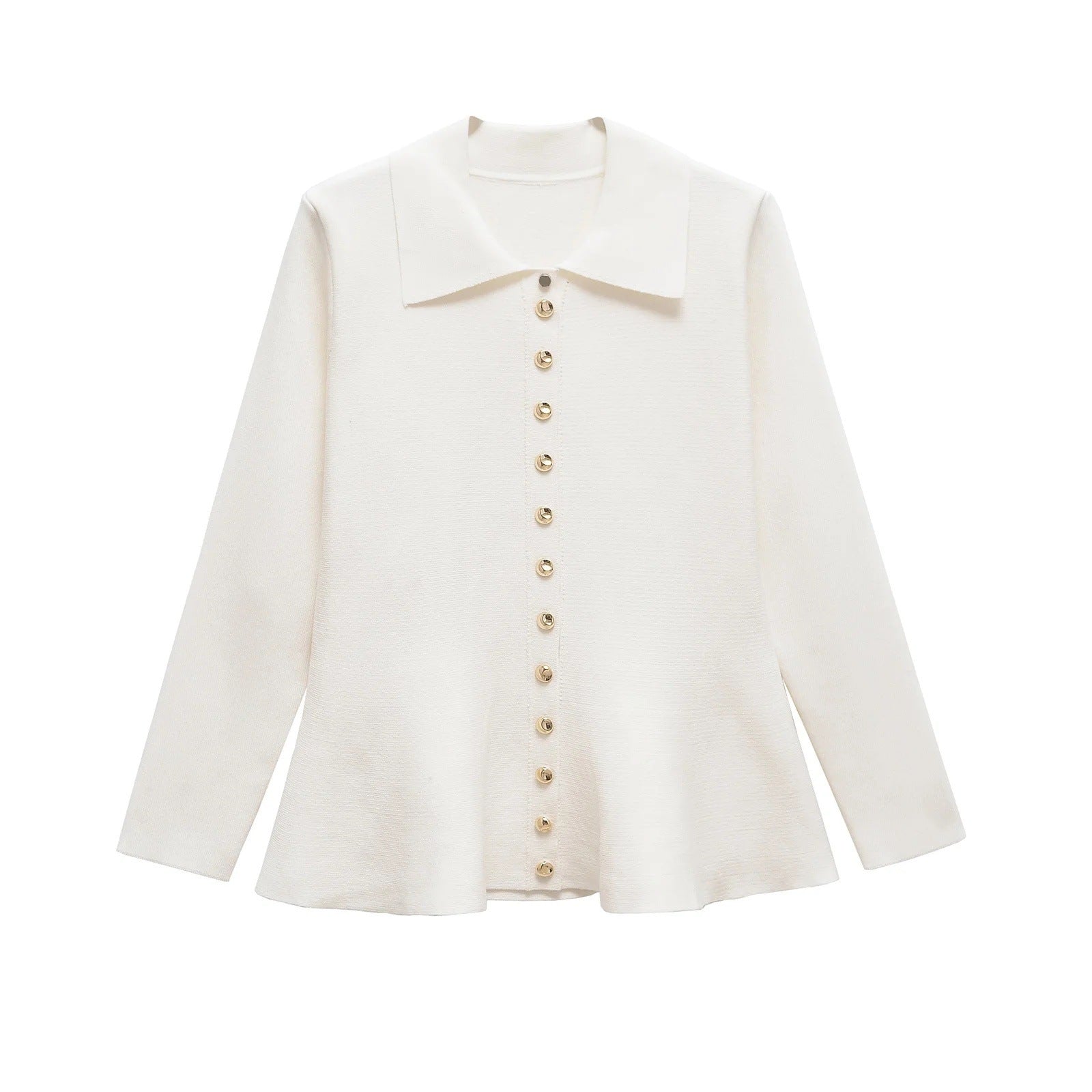 Elegante Damenbluse mit Klassischem Knopfdesign und Atmungsaktivem Stoff – Lässiger Schnitt für Komfort und Stil 5