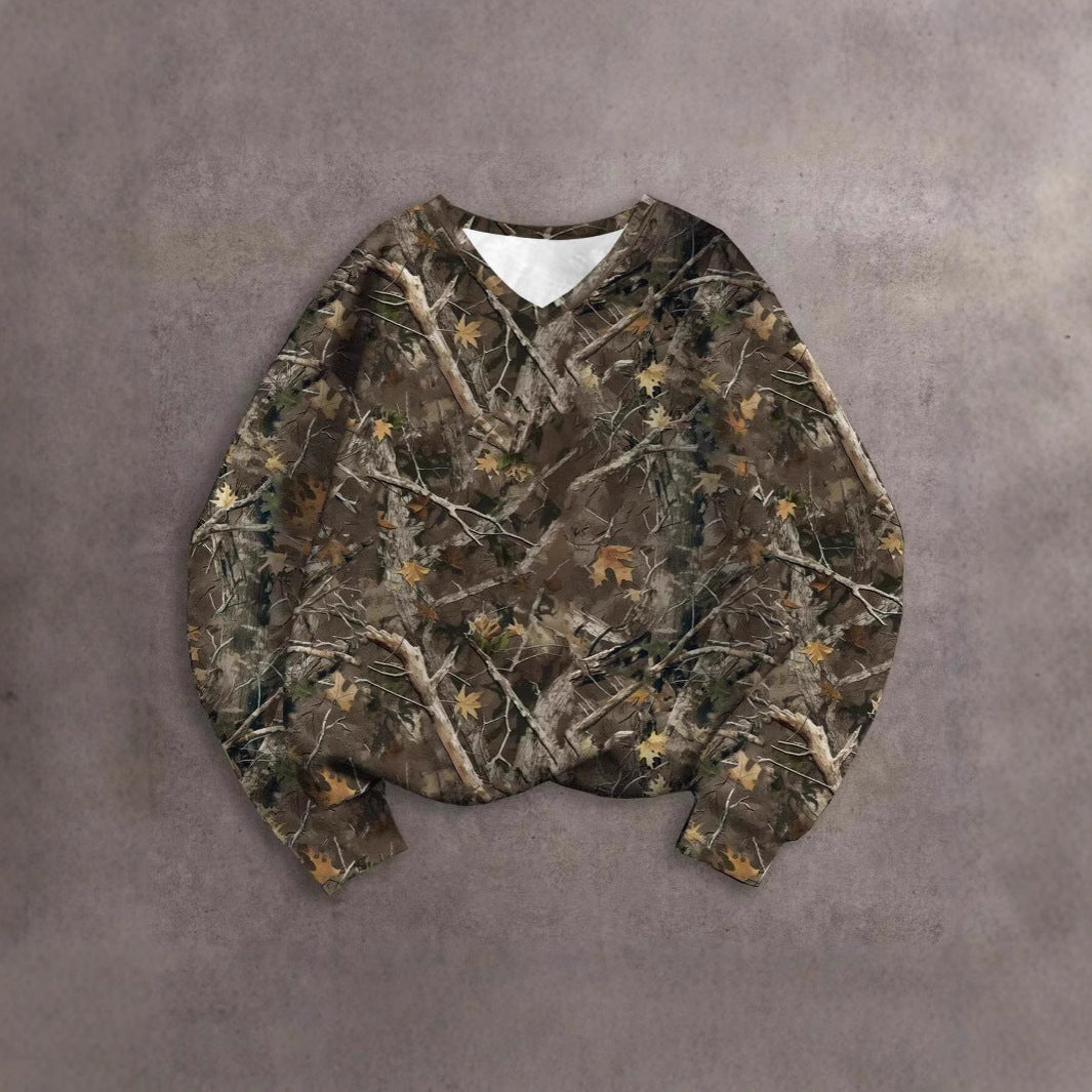 Herr Slim Fit Byxor Camouflage Polyester Spandex-3