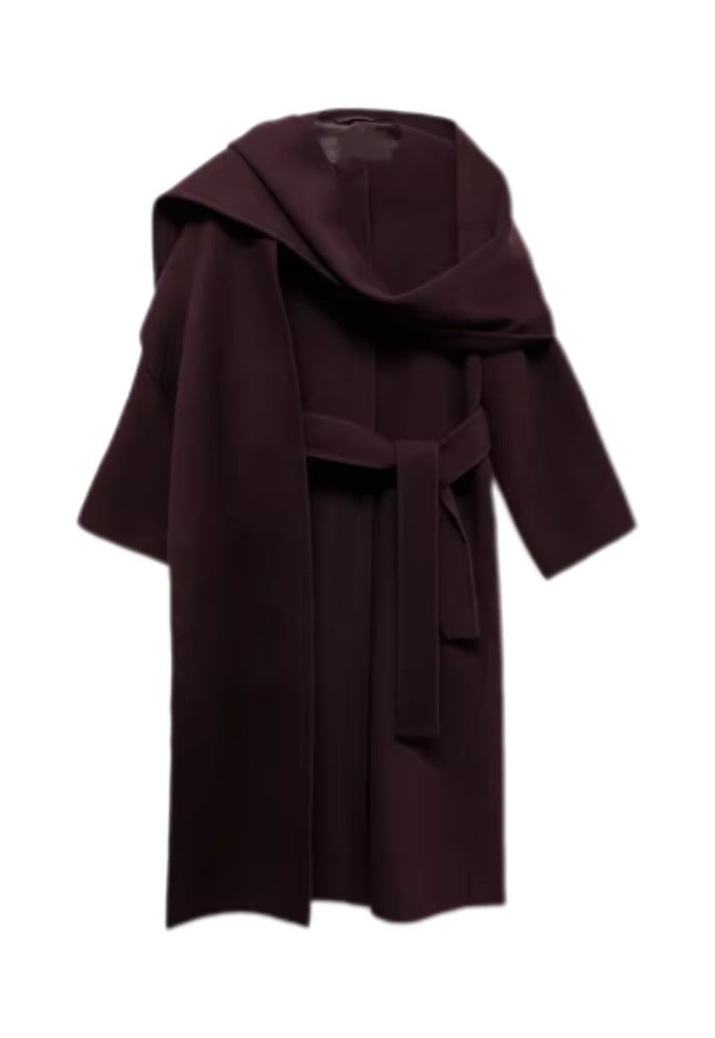 Moderne Damenkappa aus Weichem Stoff mit Breiter Kragen und Gürteldesign – Elegante Schnittführung für Alltag und Formalanlässe 5