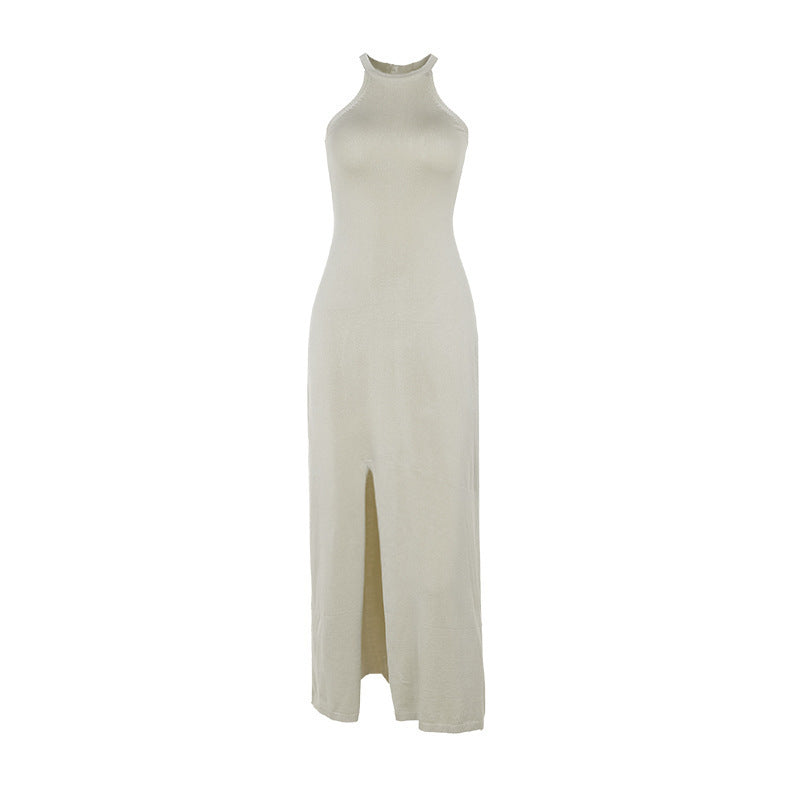 Maxiklänning Dam Chic Slits Design Lyxigt Tyg 6