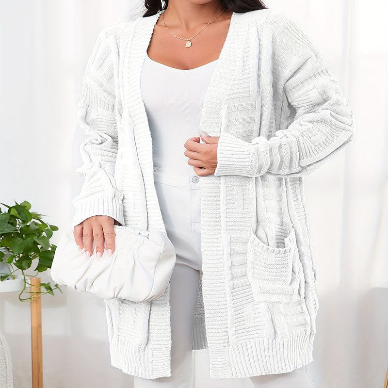 Variant image for Dam Cardigan Slim Fit V-neck Mid-Length Mjuk Tyg-5