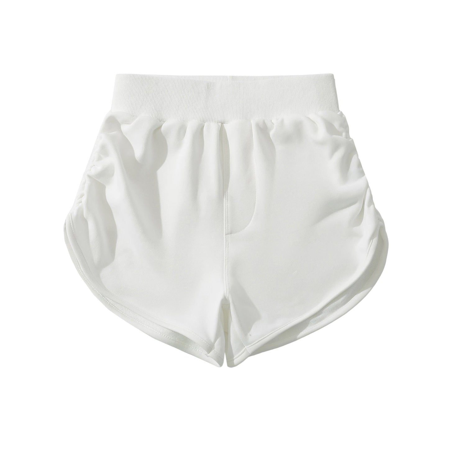 Kvinnors Fritidshorts Sportig Andningsbart Material Hög Midja 8