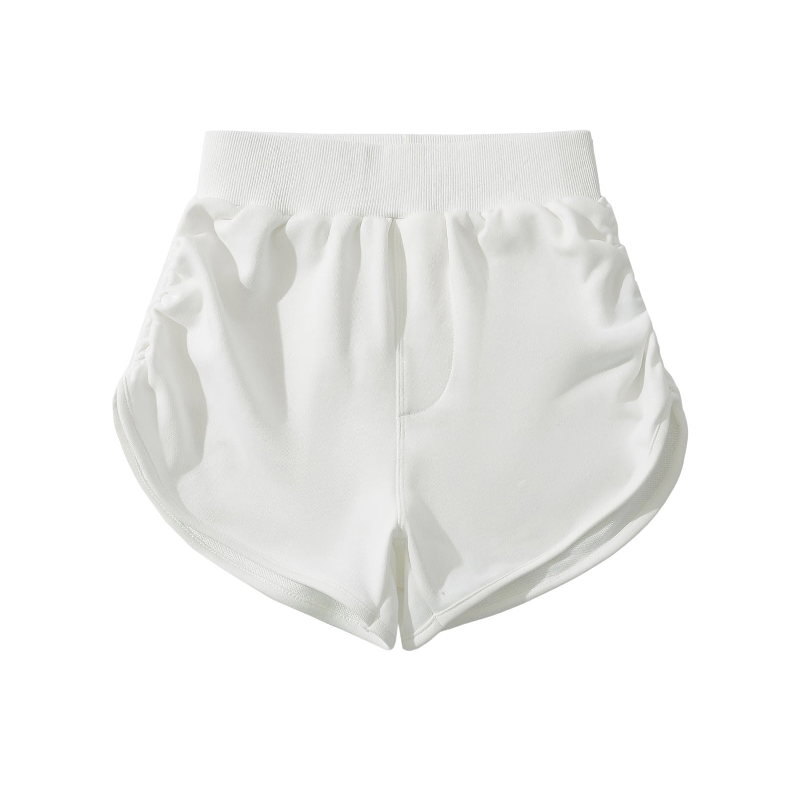 Kvinnors Fritidshorts Sportig Andningsbart Material Hög Midja 8