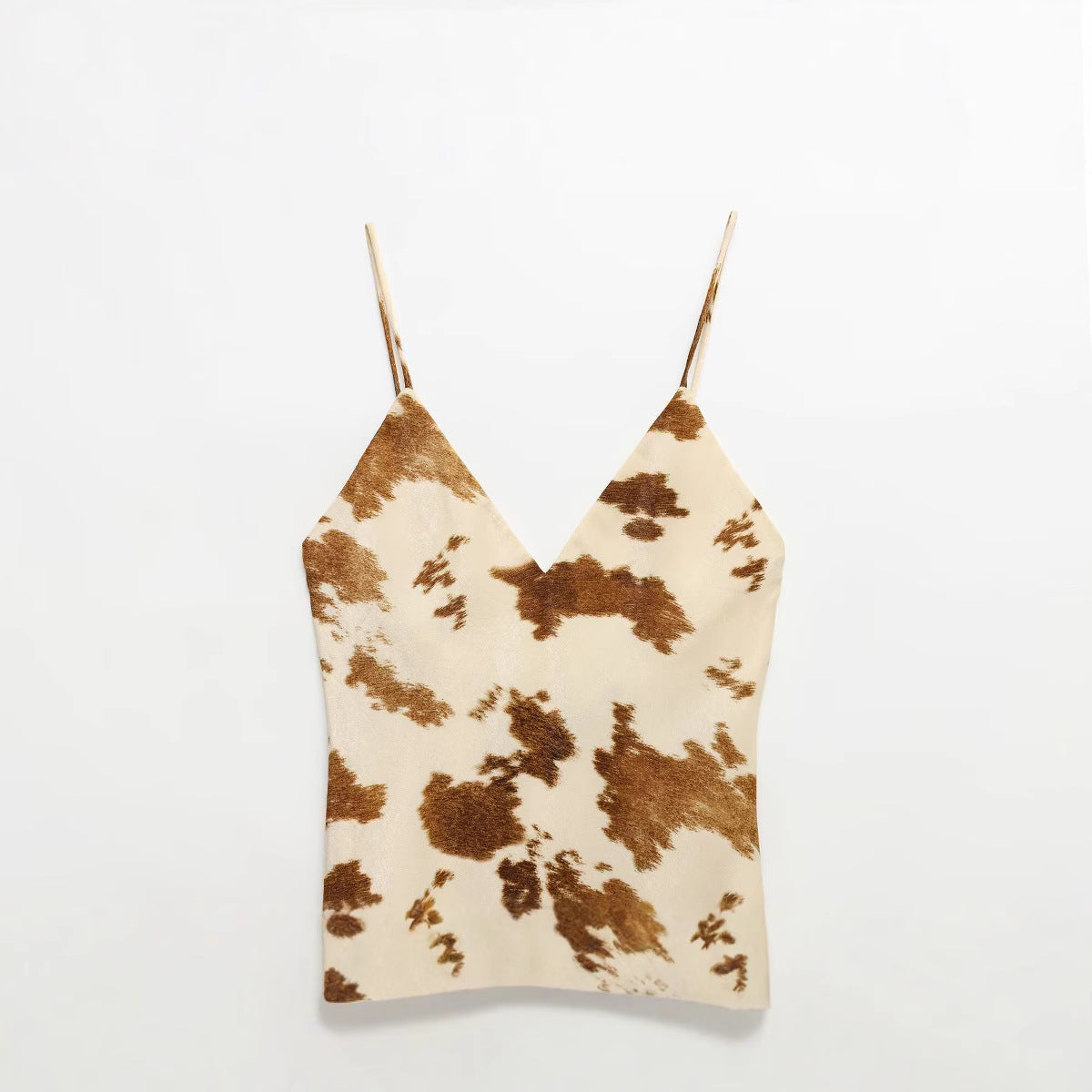 Dam Midi-klänning V-ringad Polyester Färgblock-2