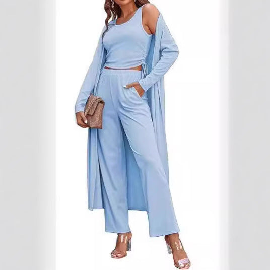 Matchande Set Dam Väst och Långa Byxor Polyester Spandex-2
