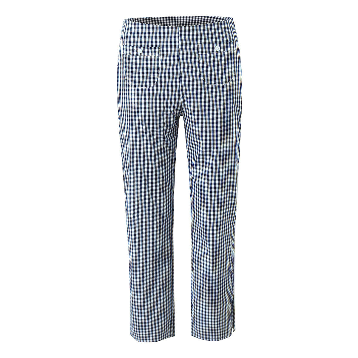 Dam Västsätt V-ringad Polyester Långa Byxor-4