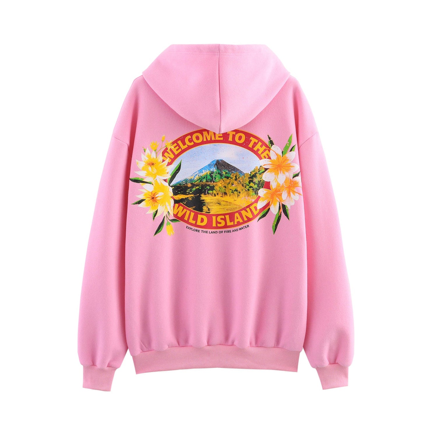 Kvinnors Hoodie Avslappnad Design Mjuk Tyg 2