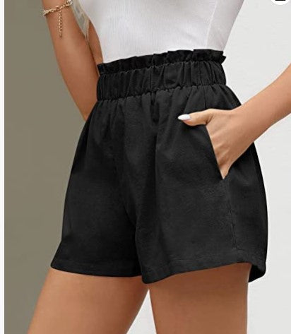 Dam Avslappningsshorts Casual Mjuk Tyg 3
