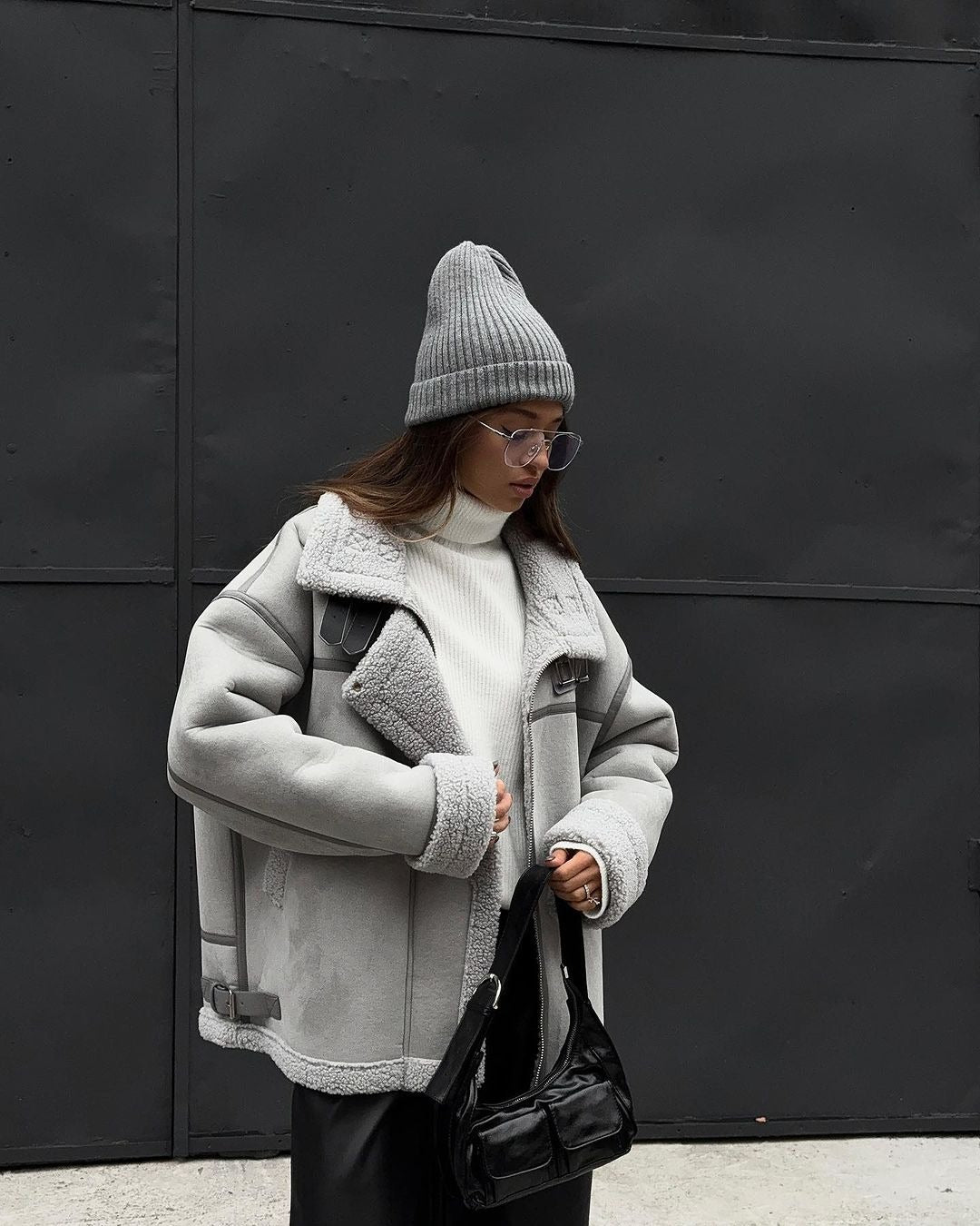 Vinterjacka Dam Lång Skräddarsydd Polyester Nylon-3
