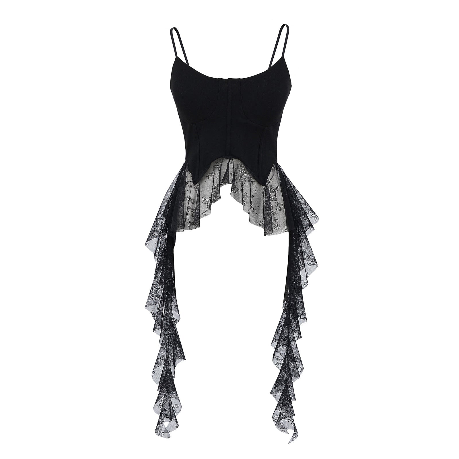 Damen Top mit Ruffsad Design und Justierbarem Schnürung – Hochwertiger Stoff für Elegante Anlässe und Alltag 2