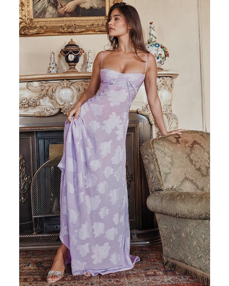 Variant image for Dam Aftonklänning A-Line Spaghetti Strap Polyester Elegant-1