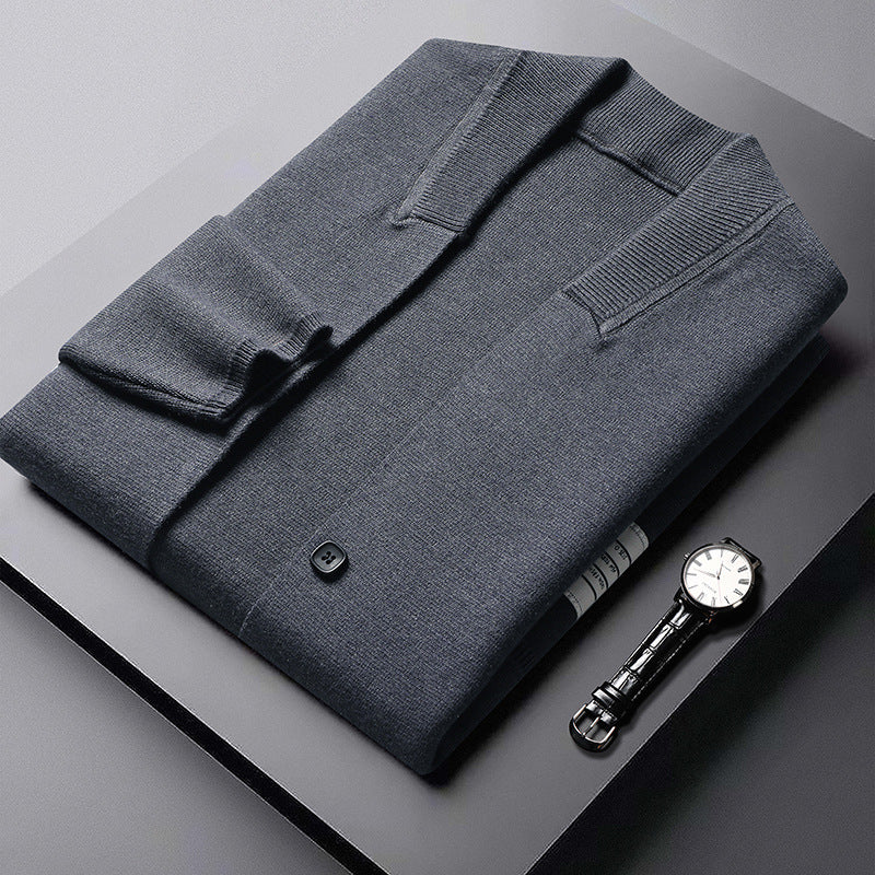 Herr Kofta Mjuk Polyester Minimalistisk Design-5