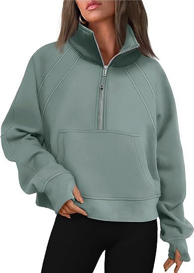 Variant image for Fleecetröja Dam Kort Ståkrage Slim Fit Polyester-56