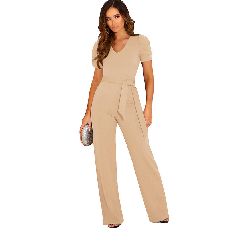 Variant image for Snygga Byxor Dam V-ringad Bred Ben Polyester Spandex-37